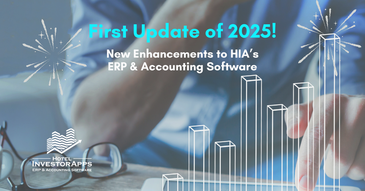 First Update of 2025 – Enhancements to HIA’s ERP & Accounting Software