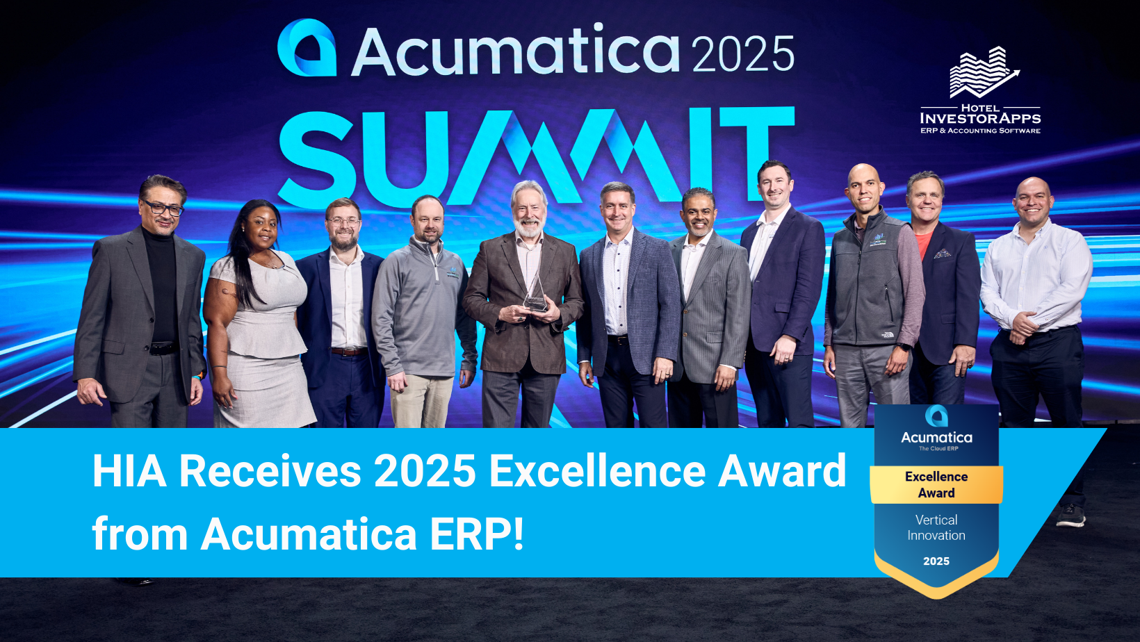 HIA Receives 2025 Excellence Award from Acumatica ERP!