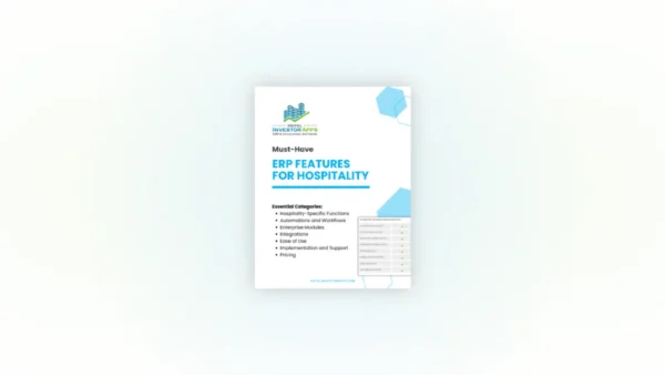 Checklist: Must-Have ERP Features For Hospitality