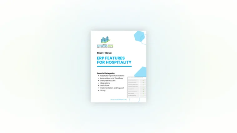 Checklist: Must-Have ERP Features for Hospitality