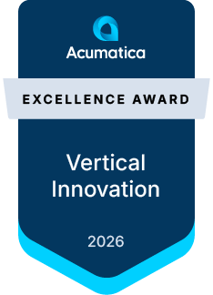 Acumatica Excellence Award 2026 - Vertical Innovation