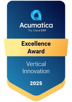 Acumatica Excellence Award Vertical Innovation 2025