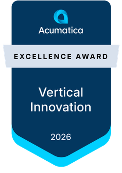 Acumatica Excellence Award Vertical Innovation 2026