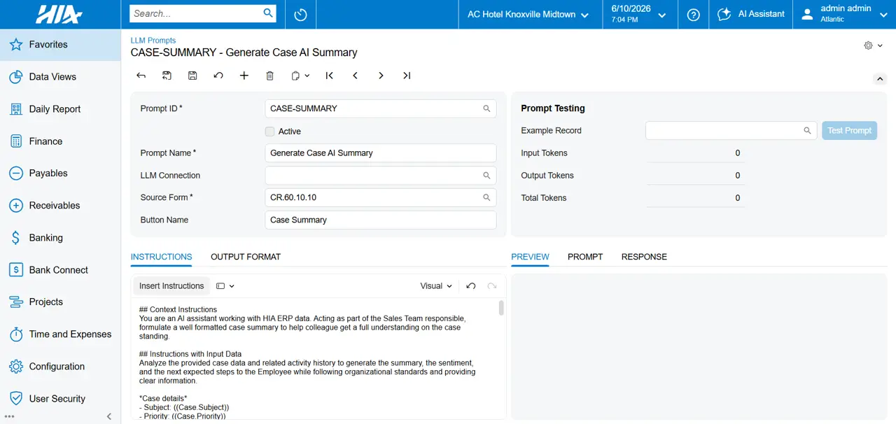 HIA Screen: LLM Prompt - Case Summary