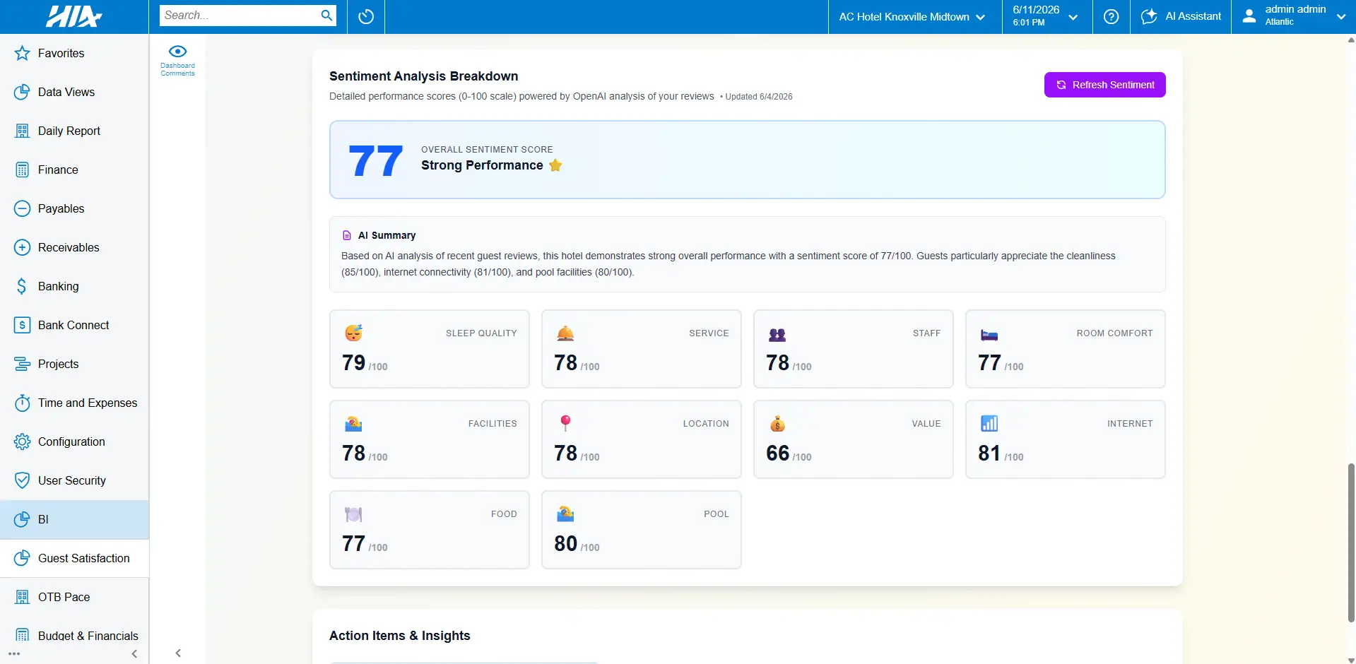 HIA Screen: Sentiment Analysis