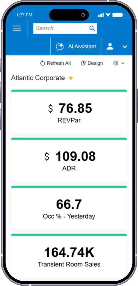 HIA Screen: Mobile Portfolio Dashboard