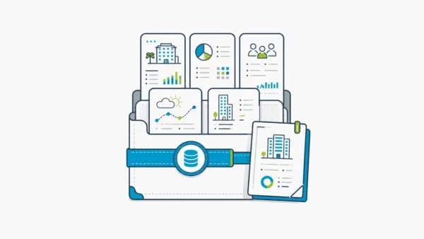 Hotel business intelligence source-of-truth folio with property activity, finance, labor, forecast, and owner reporting cards.
